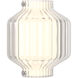 Toro 1 Light 11.02 inch Clear Glass ADA Interior Wall Light