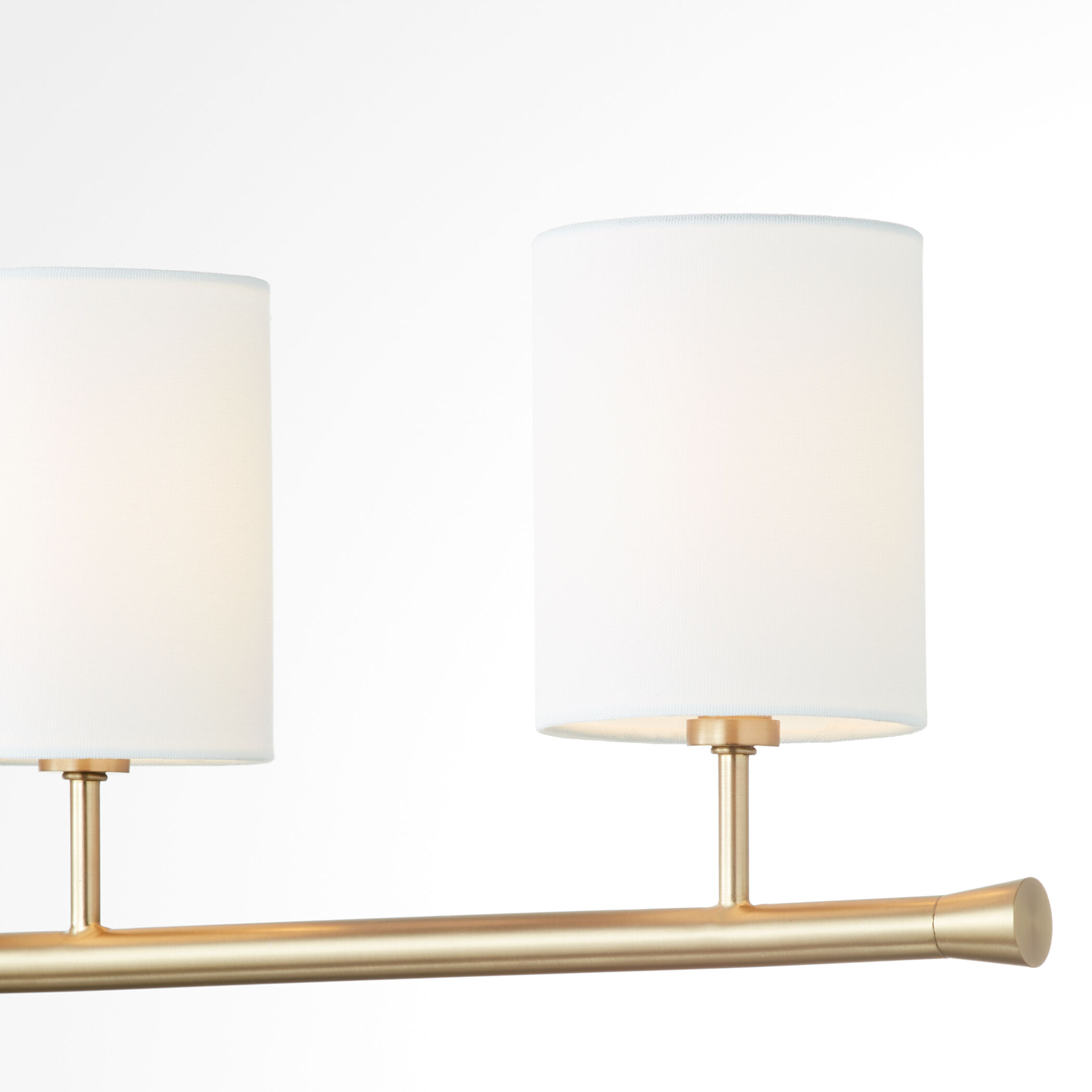 Harmony 7 Light 60 inch Aged Brass Linear Chandelier Ceiling Light