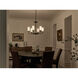 Homestead Vetivene 6 Light 29 inch Textured Black Chandelier Ceiling Light