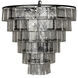 Carnegie 8 Light 28 inch Black Chandelier Ceiling Light, Large