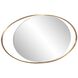 Nouvel 60 X 30 inch Antique Brass Mirror