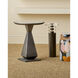 Janil 19.75 inch Graphite and Clear Accent Table