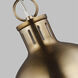 TOB by Thomas O'Brien Hanks LED 8.13 inch Satin Brass Pendant Ceiling Light
