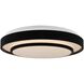 Aziza LED 15 inch Black Flush Mount Ceiling Light