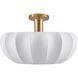 Bryony 4 Light 22.25 inch Brushed Gold Convertible Pendant Ceiling Light