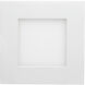 Edgewood White Recessed, Direct Wire