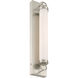 Eliza 4.5 inch Brushed Steel Wall Sconce Wall Light