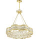 Nova 8 Light 31 inch Champagne Chandelier Ceiling Light