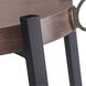 Cameron 72 inch Black and Brown Coat Rack