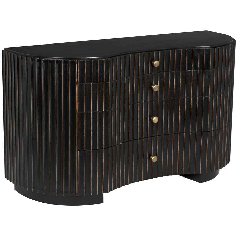 Irene Hand Rubbed Black Dresser