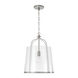 HomePlace by Capital Lighting Madison 1 Light 14 inch Brushed Nickel Pendant Ceiling Light 347011BN - Open Box