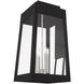 Oslo 4 Light 26 inch Black Outdoor Wall Lantern