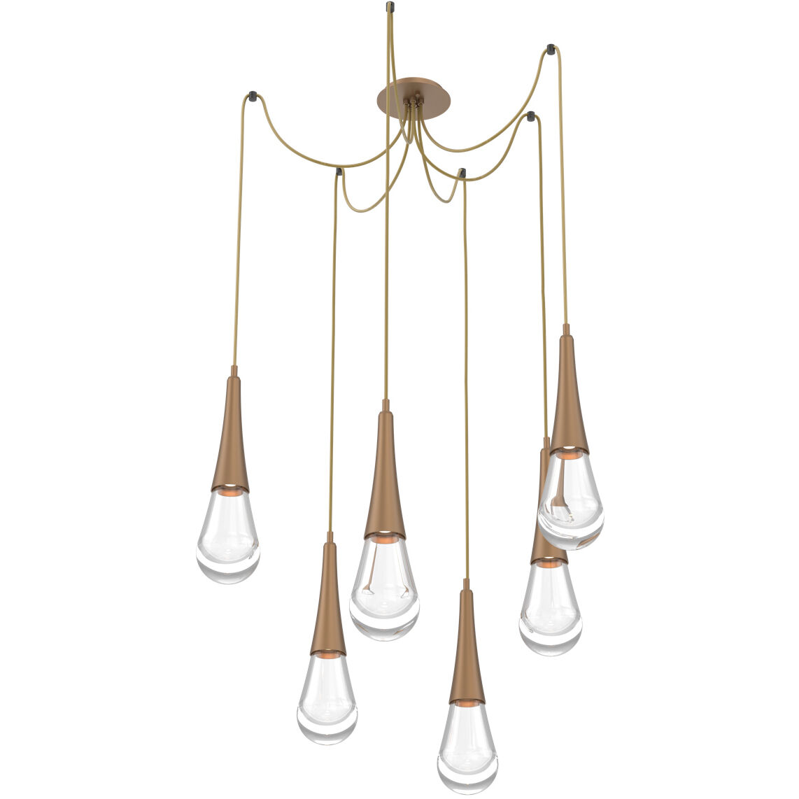 Raindrop 6 Light 13.60 inch Pendant
