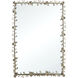 Violetta 38 X 27 inch Polished Nickel with Mirror Wall Mirror