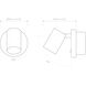 Ascoli 5.12 inch Matte Black Interior Reading Light Wall Light