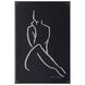 Melissa Abide Griffith's Ebony Contour I Wall Decor, Figurative