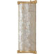 Sommers Bend 1 Light 7 inch Capiz Shell Gold Wall Sconce Wall Light
