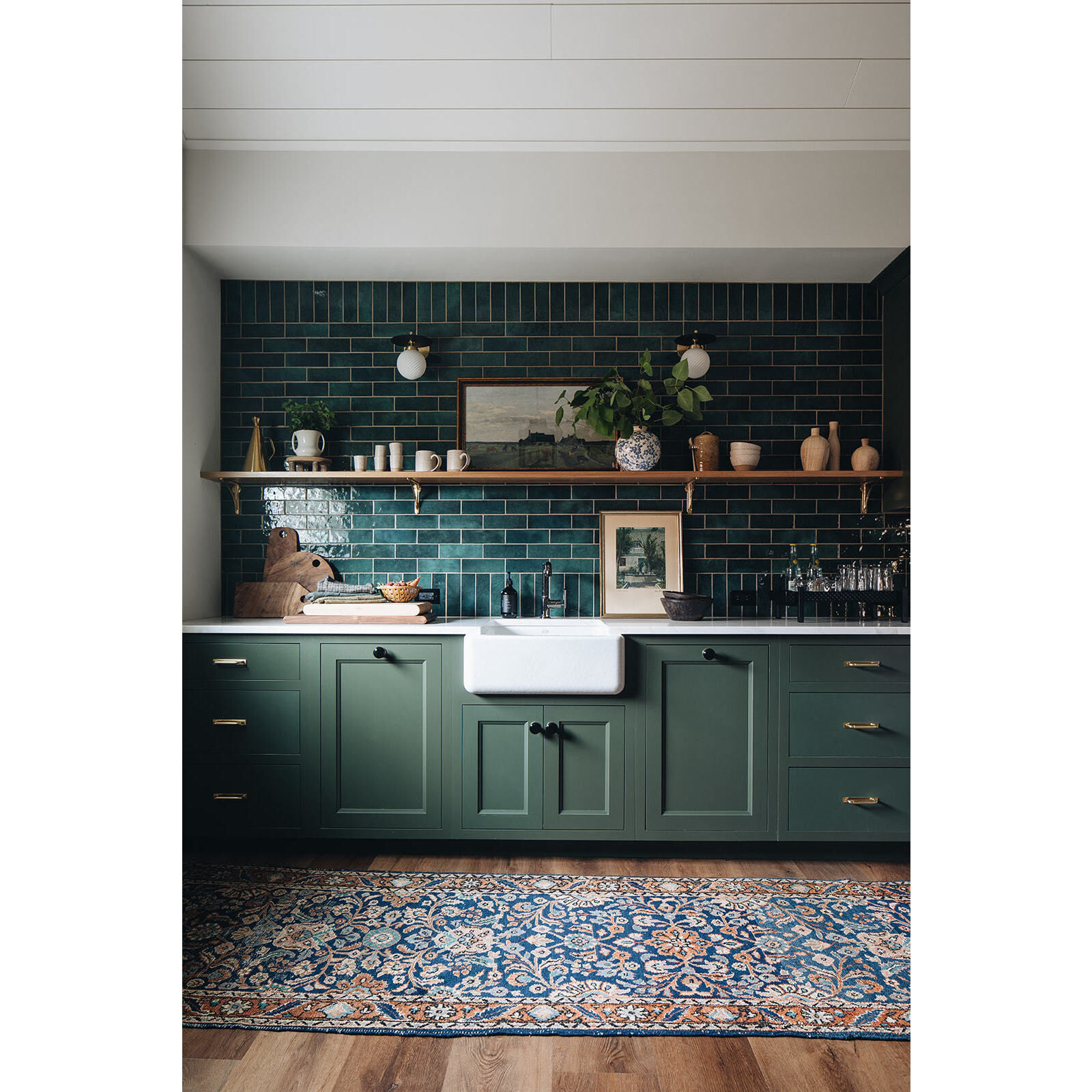 Ellis LED 7 inch Aged Brass and Black Wall Sconce Wall Light