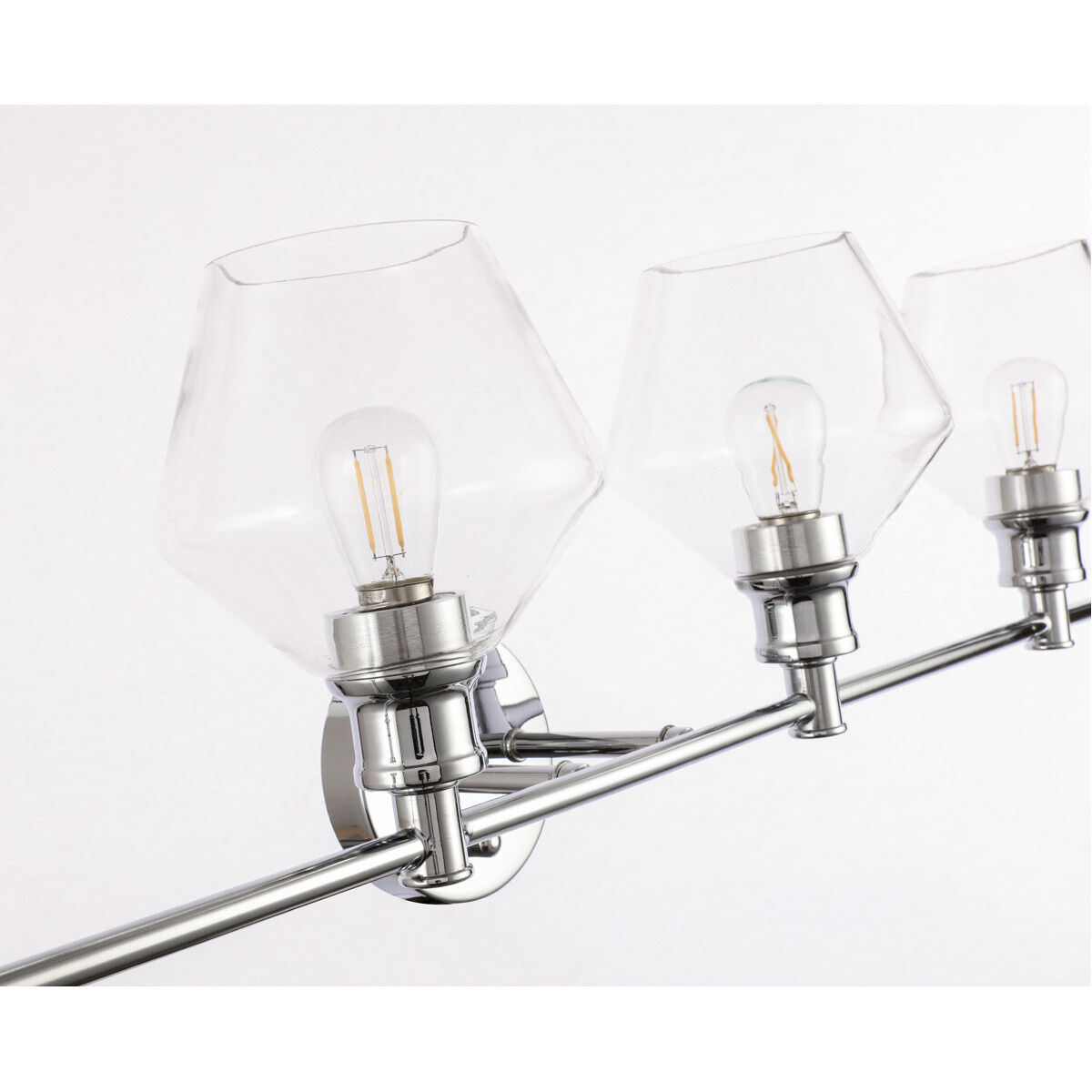 Gene 4 Light 38 inch Chrome Wall sconce Wall Light