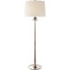 AERIN Beaumont 62.75 inch 60 watt Burnished Silver Leaf Floor Lamp Portable Light