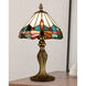 Evelyn 14 inch 60.00 watt Antique Brass Table Lamp Portable Light