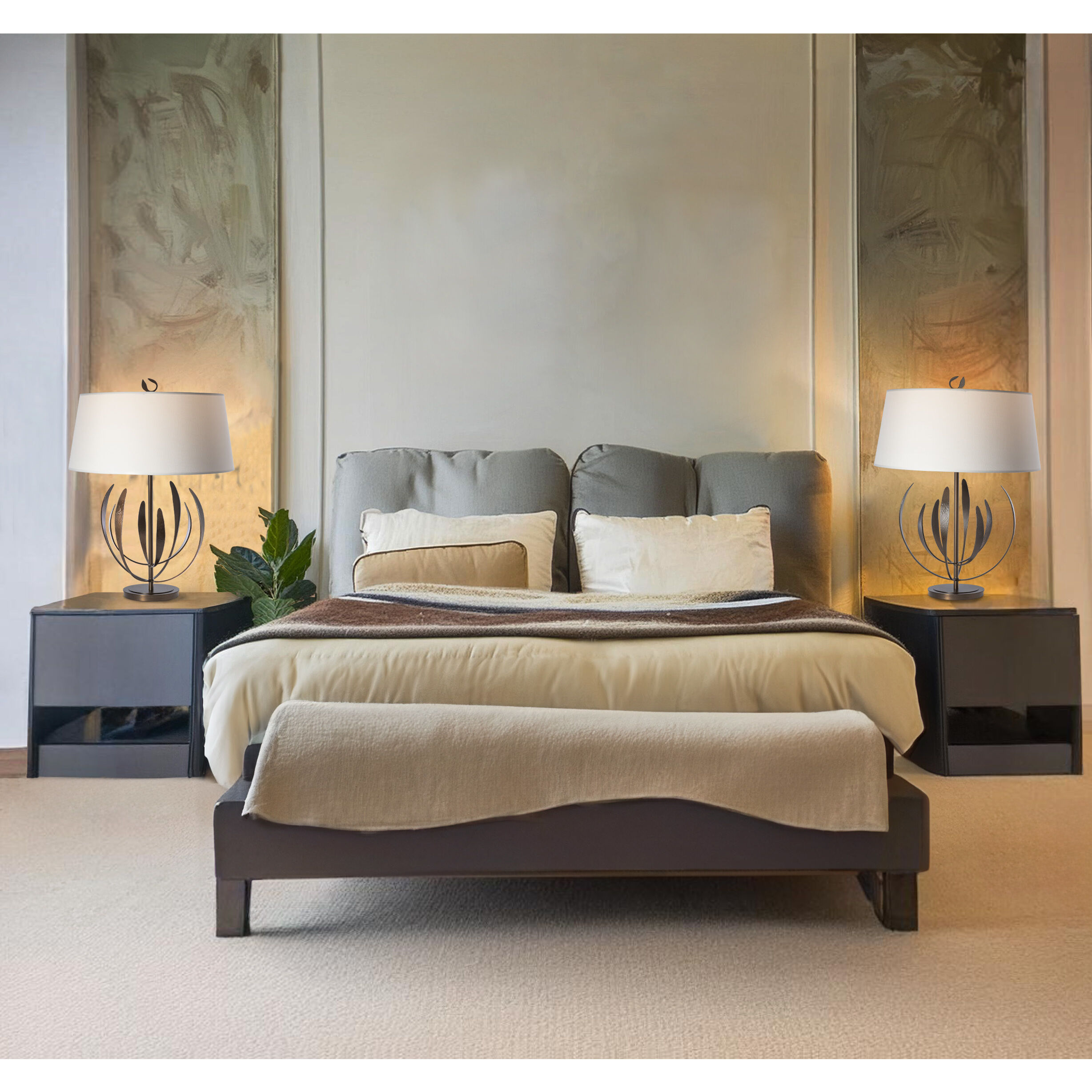 Dahlia 29.1 inch 60.00 watt Bronze Table Lamp Portable Light