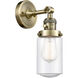 Franklin Restoration Dover LED 5 inch Antique Brass Sconce Wall Light, Franklin Restoration