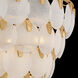 Essie 10 Light 36 inch Distressed Brass Chandelier Ceiling Light