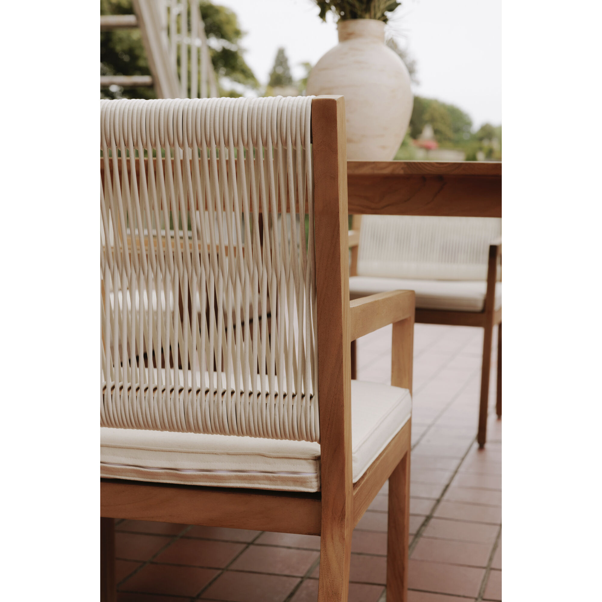 Luce Natural Outdoor Dining Chair