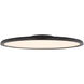 Peter Bristol Dot LED 22.25 inch Matte Black Flush Mount Ceiling Light