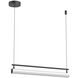Gramercy LED 30.25 inch Black Linear Pendant Ceiling Light