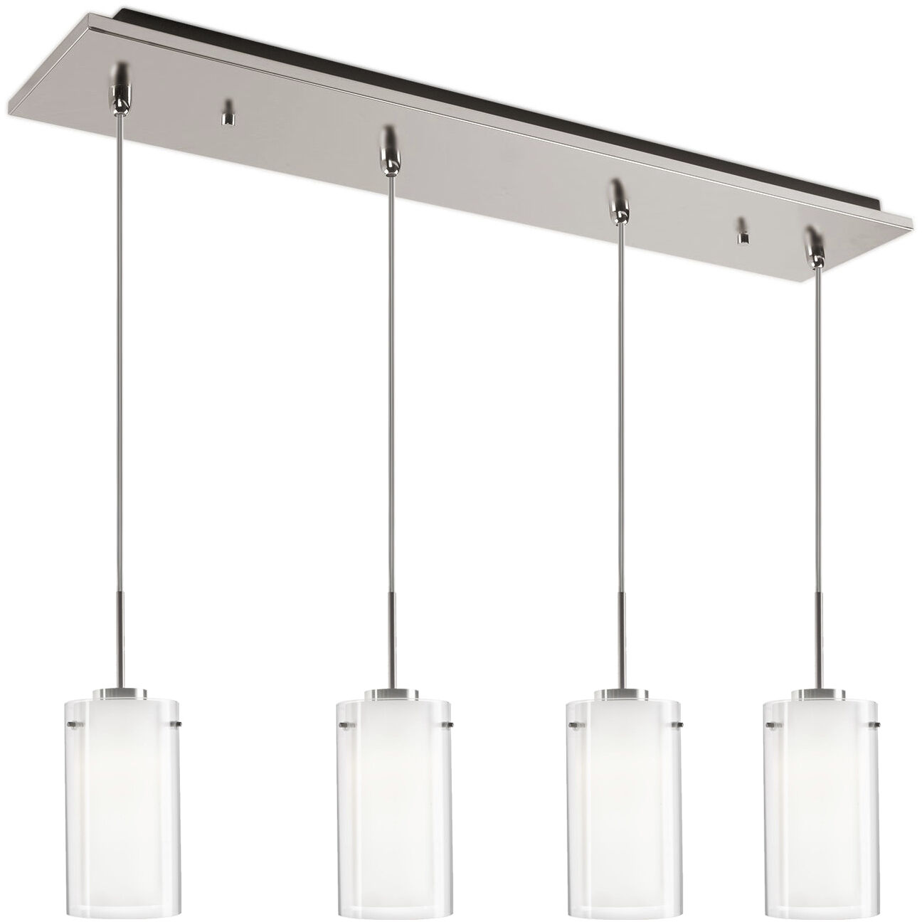 Verona Multi Pendant Ceiling Light in Brushed Nickel