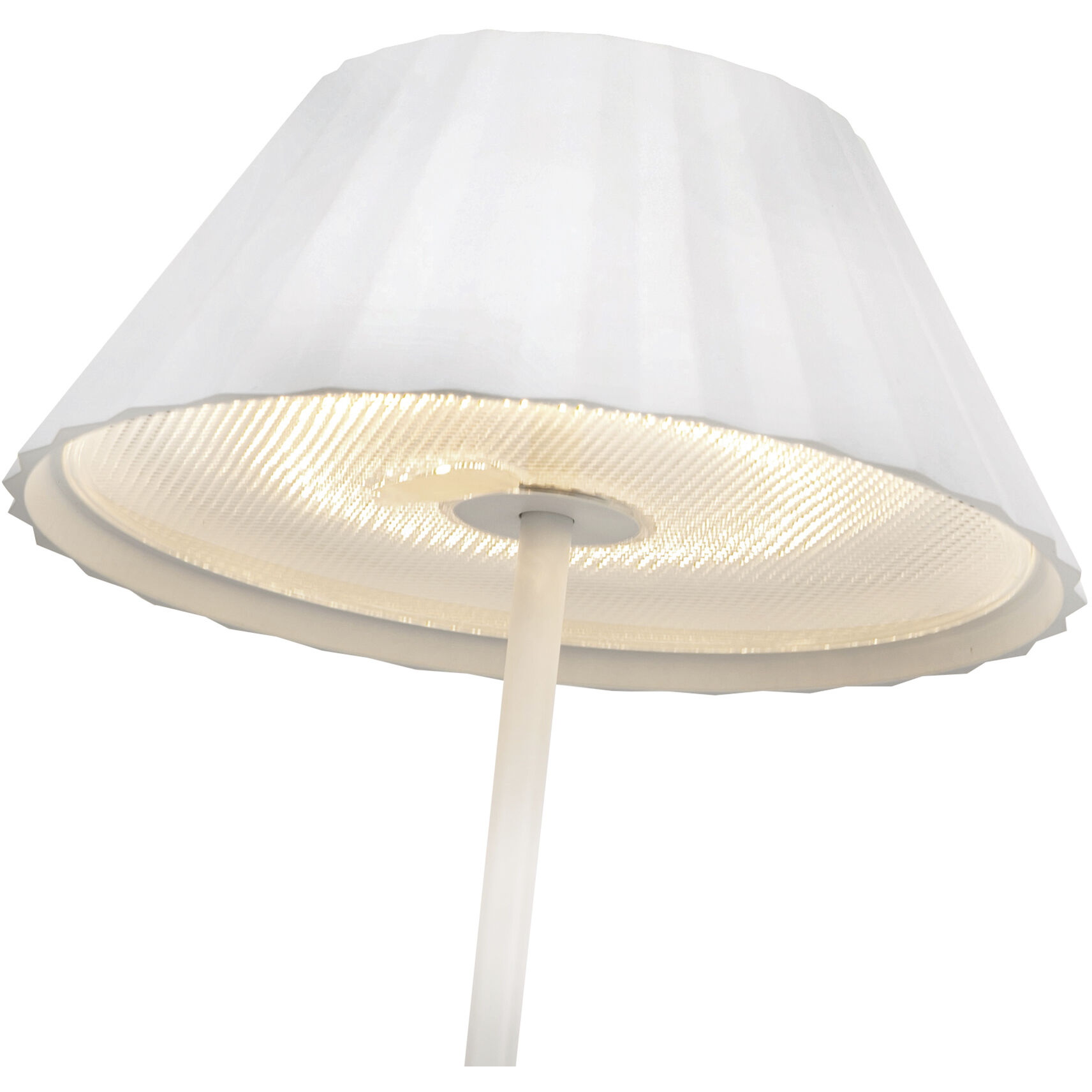 Zola 14.38 inch 3 watt White Table Lamp Portable Light