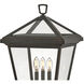 Alford Place 3 Light 25.75 inch Oil Rubbed Bronze Outdoor Pier Mount, Estate Series