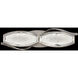 Signature Bijoux LED 19.13 inch Brushed Nickel Bath Vanity & Wall Light