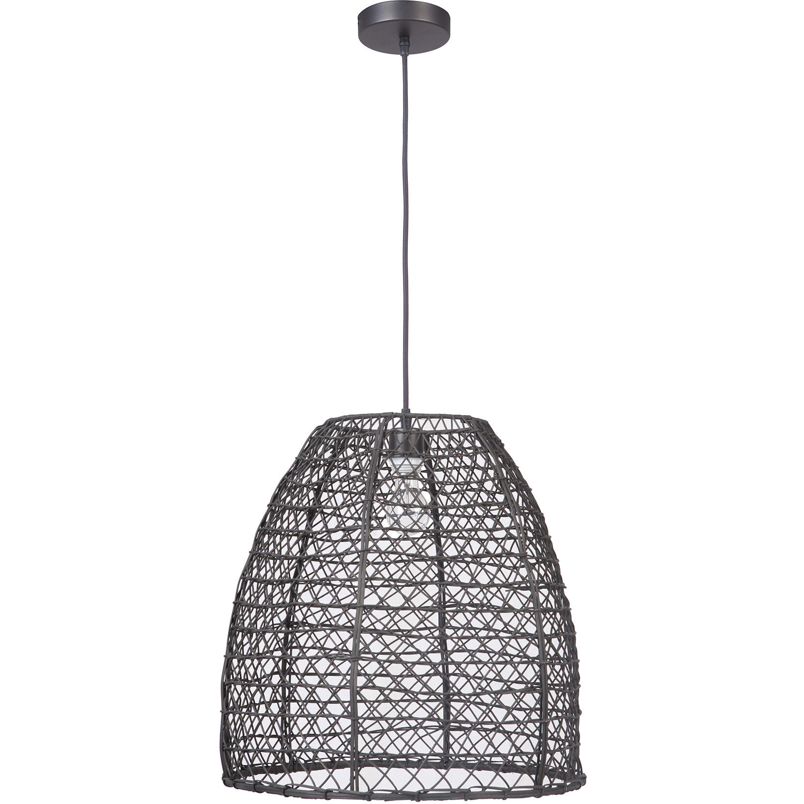 Bejamin 1 Light 18 inch Matte Black Pendant Ceiling Light
