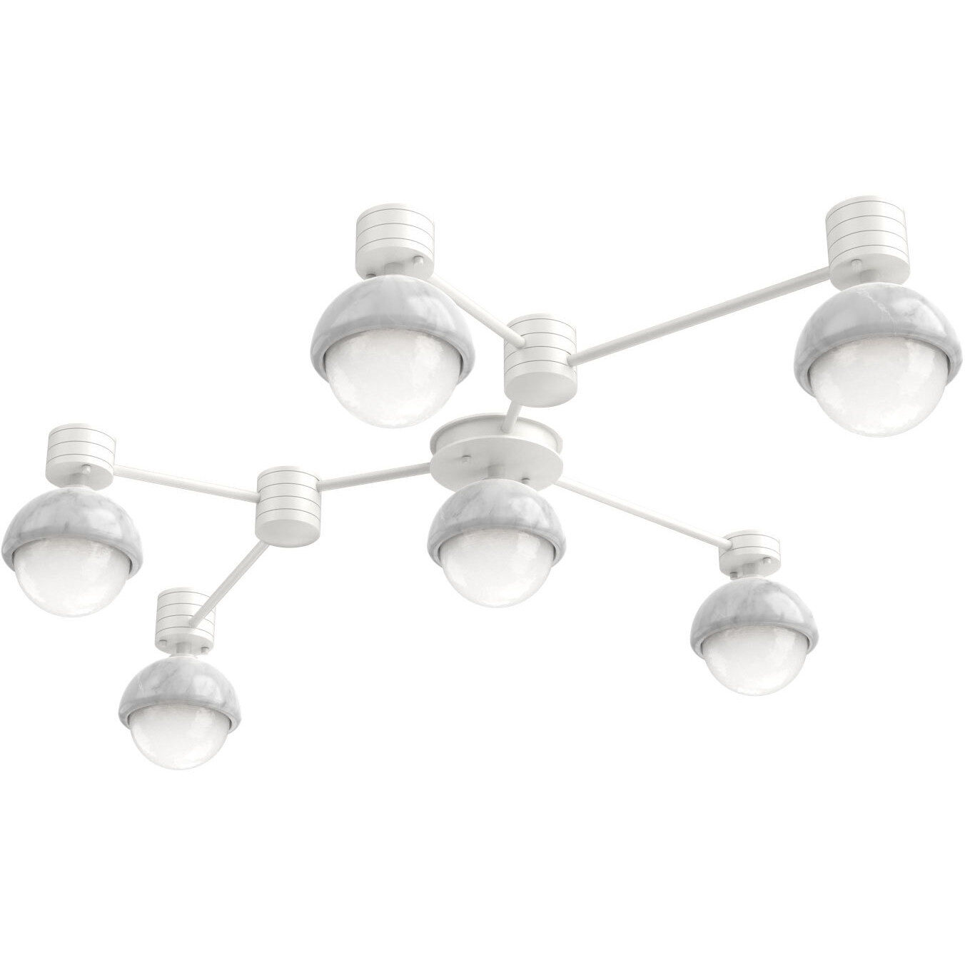 Cabochon 6 Light 48.60 inch Wall Sconce