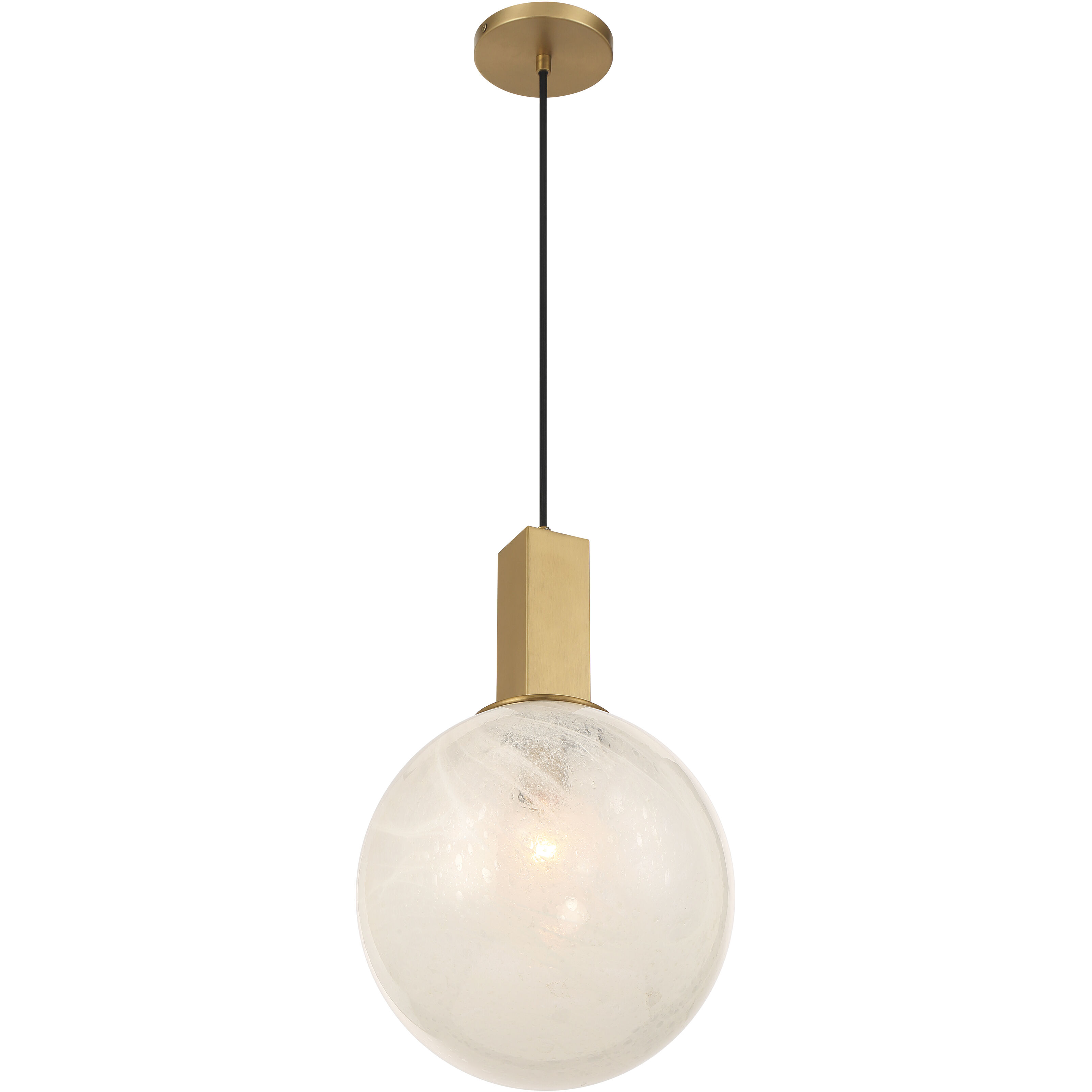 Narra 1 Light 12 inch Legacy Brass Pendant Ceiling Light