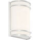 Lola LED 7.25 inch Brushed Steel Wall Sconce Wall Light