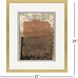 Textural Echo Multi and Black and Brown and Green Framed Art