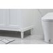 Bennett 72 X 21 X 35 inch White Vanity Sink Set