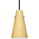 Cierro 1 Light Black Stem Pendant Ceiling Light