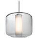 Niles 10 LED Satin Nickel Cord Pendant Ceiling Light