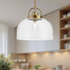 Alora Mood Lancaster 1 Light 15 inch Aged Gold Pendant Ceiling Light