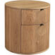 Theo 19 X 19 inch Natural Nightstand
