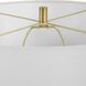 Armitage 27.5 inch 150 watt Hues of Blue and Brown and Yellow and Antique Brass Table Lamp Portable Light