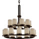 Limoges LED 33 inch Matte Black Chandelier Ceiling Light