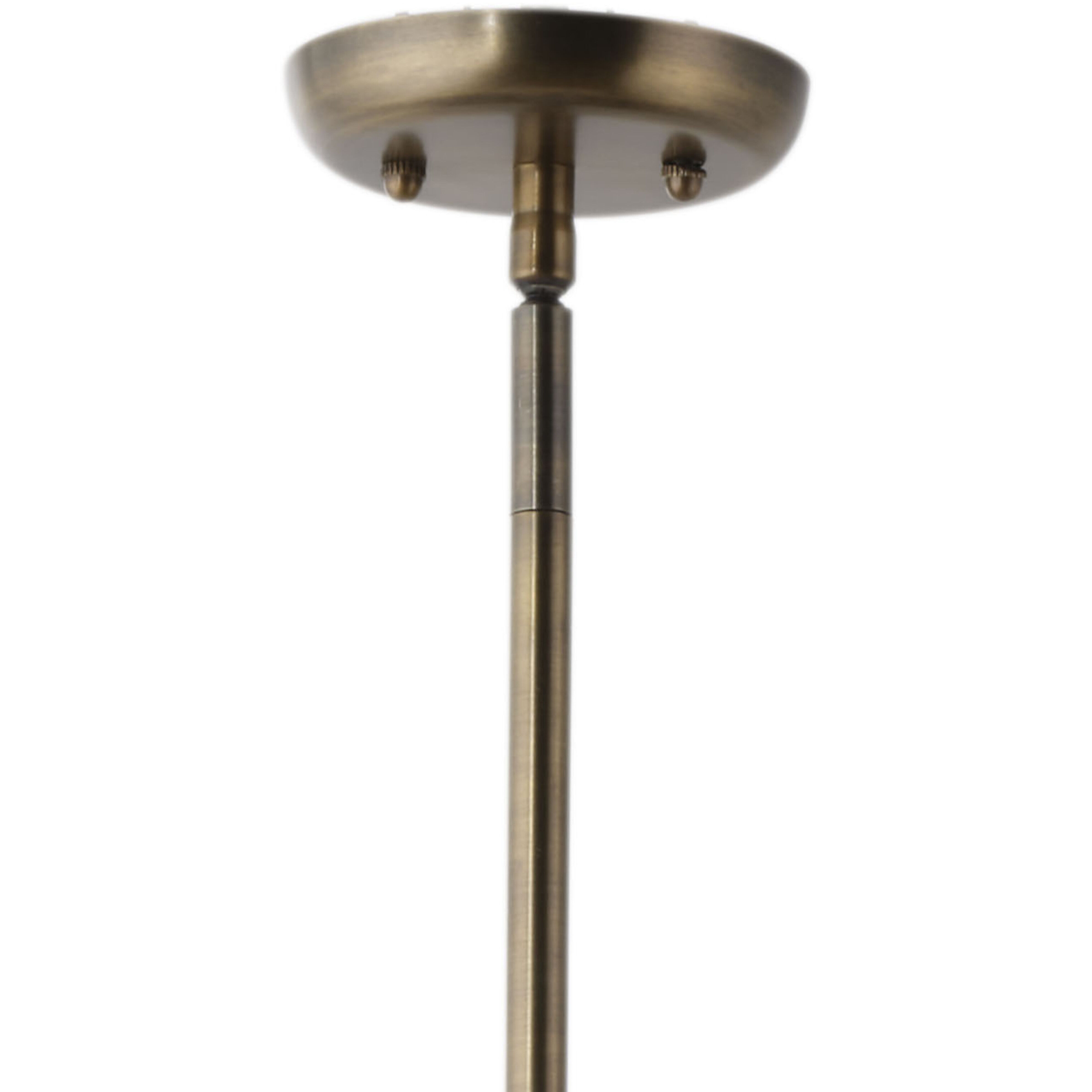 Anguilla LED 25 inch Natural Wood Beads Chandelier Ceiling Light, Small, Inline