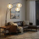 Bloom 86.6 inch 9 watt Black Nickel Arc Floor Lamp Portable Light