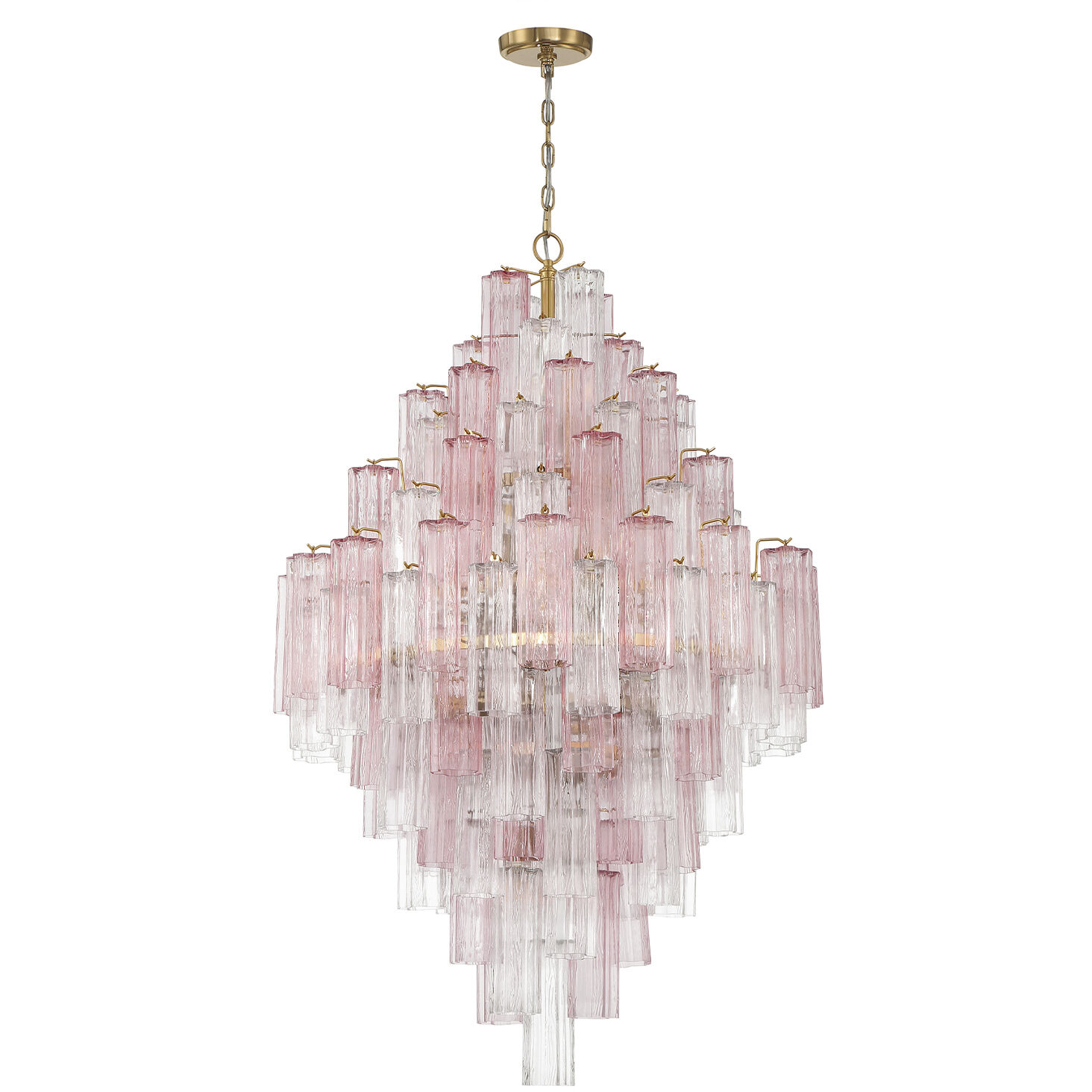 Addis 20 Light 31.5 inch Aged Brass Chandelier Ceiling Light in Spring